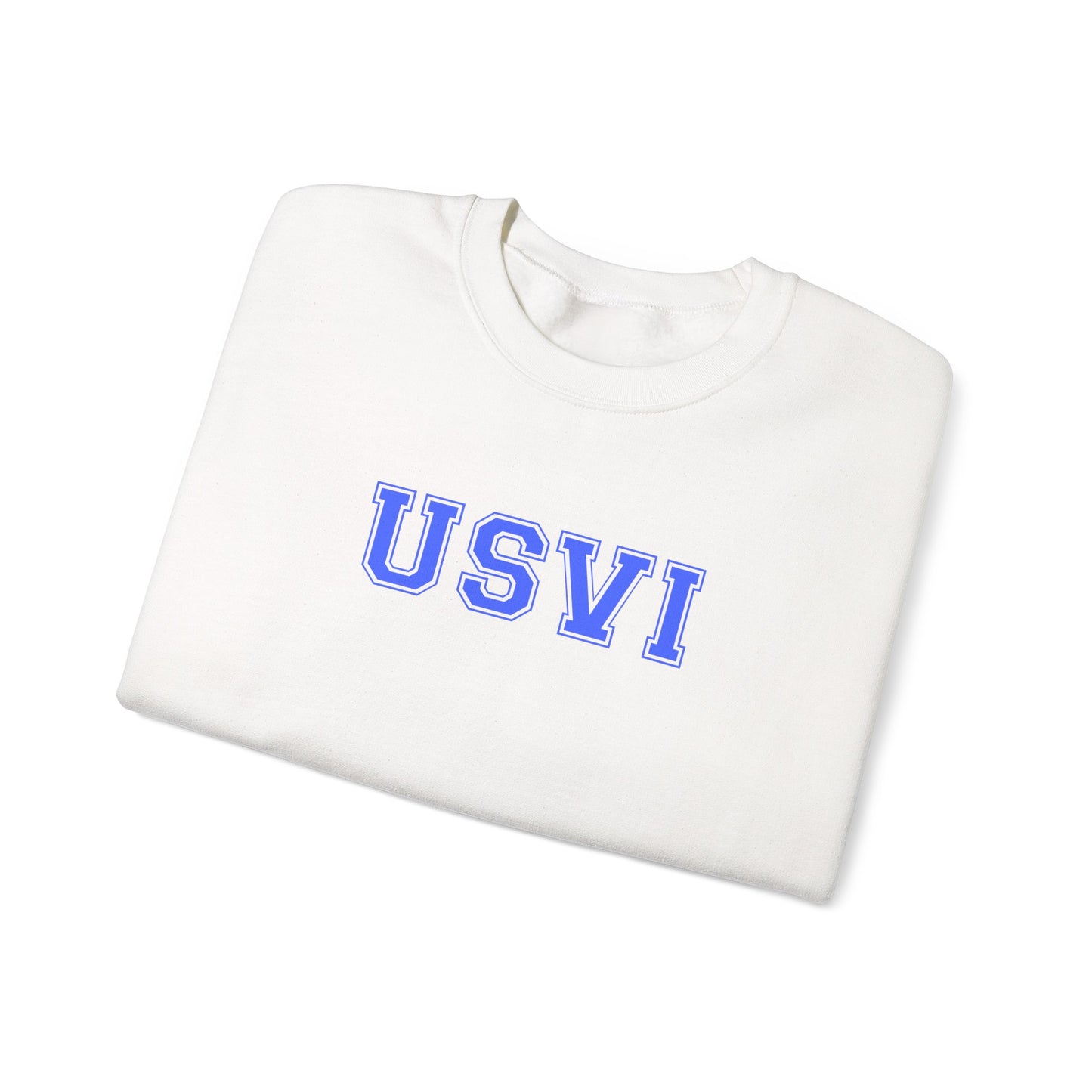USVI Gildan 18000 Crewneck Sweatshirt - Cozy Island-Inspired Pullover