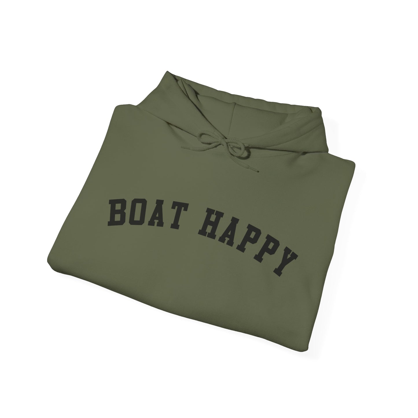 Boat Happy Gildan 18500 Sweatshirt, Cozy & Warm Boating Hoodie, Comfortable Nautical Sweatshirt for Chilly Days, Boating Pullover, Boating Hoodie