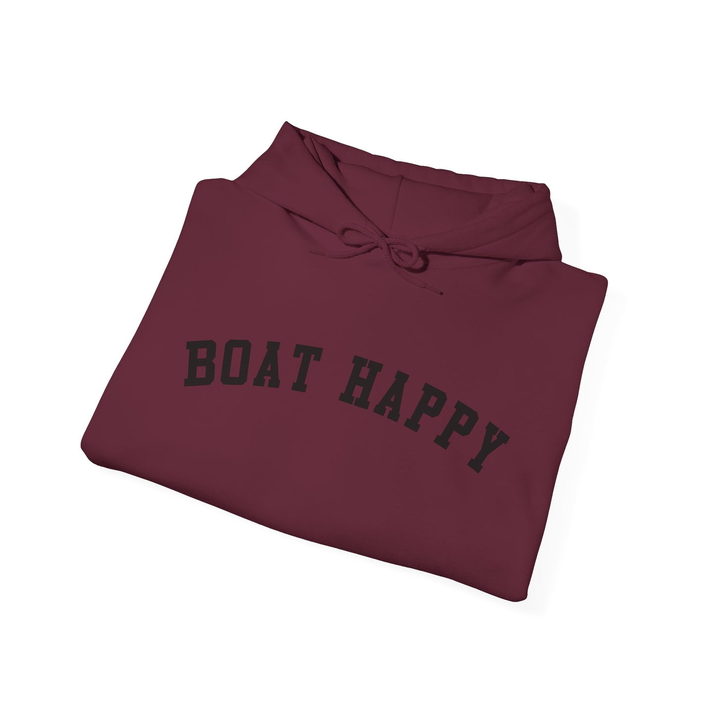 Boat Happy Gildan 18500 Sweatshirt, Cozy & Warm Boating Hoodie, Comfortable Nautical Sweatshirt for Chilly Days, Boating Pullover, Boating Hoodie