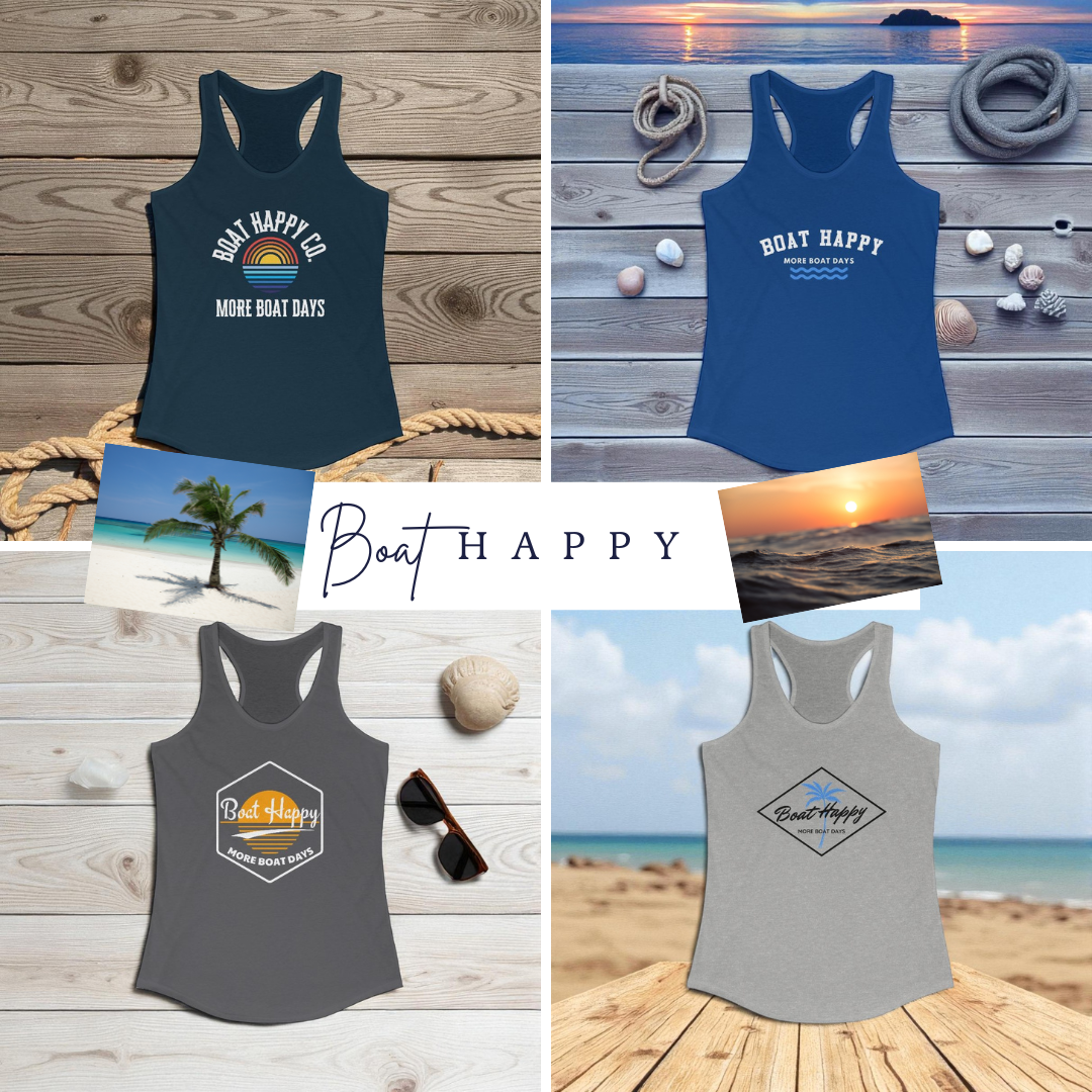 Happy Tank Tank Top – Boat Happy