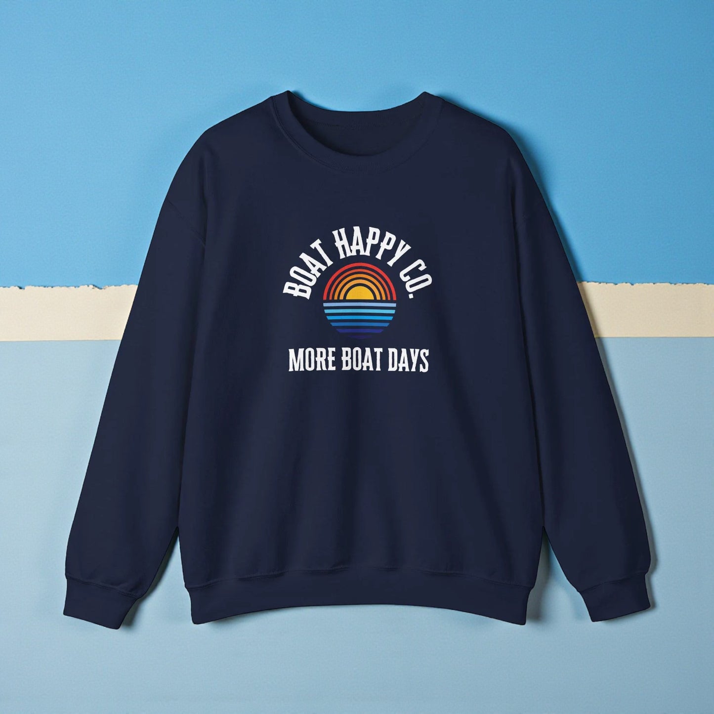 More Boat Days Crewneck – Nautical Cozy Sweatshirt